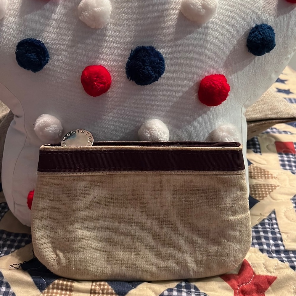 Stella McCartney vegan cosmetic bag